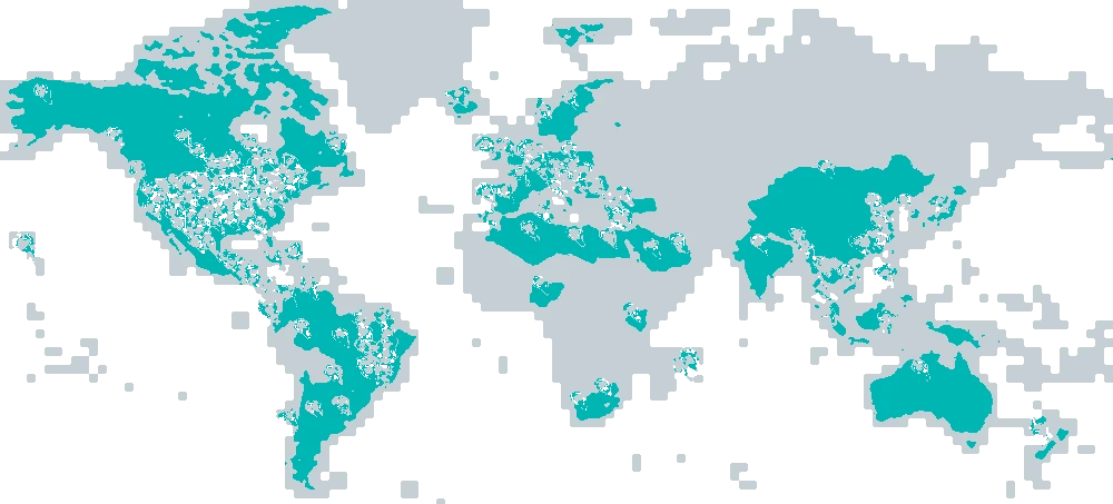 Map of Dale Carnegie offices around the world